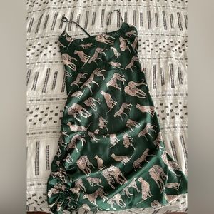 Cupshe cheetah tunic dress